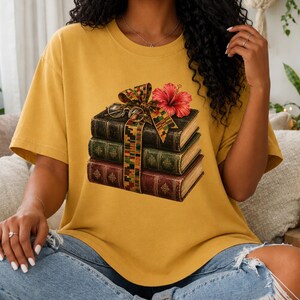 Bookish Juneteenth Tee, Literary Black History Shirt, 1865 Reader Shirt, Librarian Juneteenth Gift
