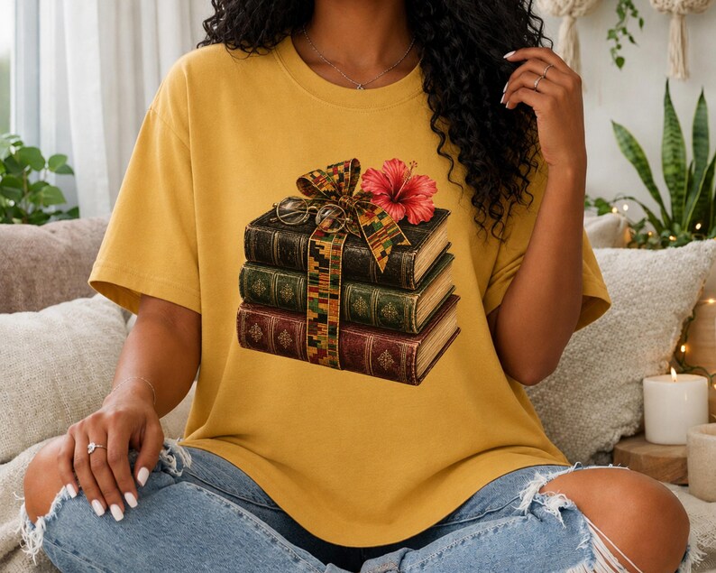 Bookish Juneteenth Tee, Literary Black History Shirt, 1865 Reader Shirt, Librarian Juneteenth Gift