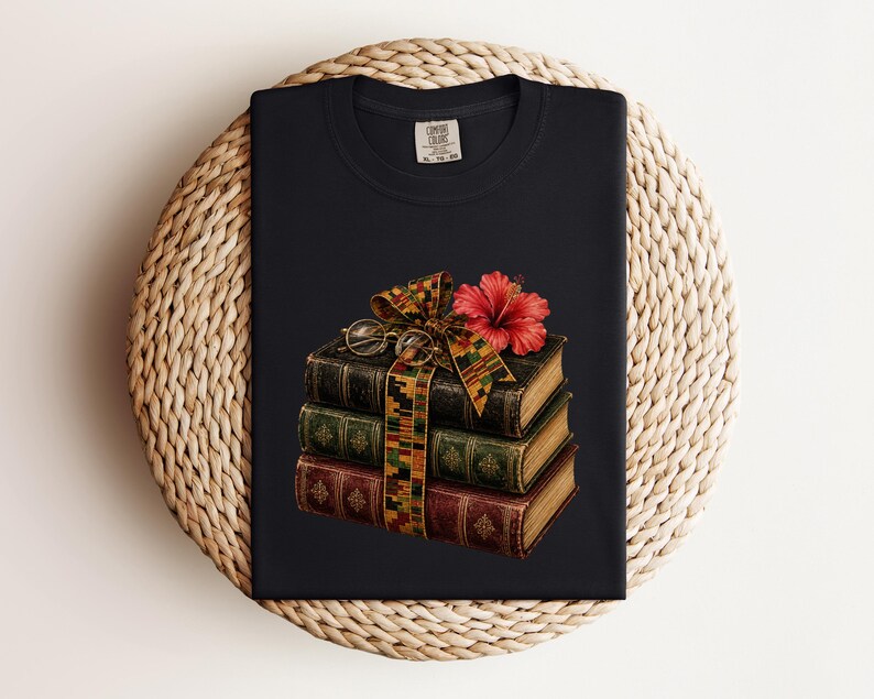 Bookish Juneteenth Tee, Literary Black History Shirt, 1865 Reader Shirt, Librarian Juneteenth Gift