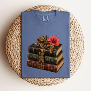 Bookish Juneteenth Tee, Literary Black History Shirt, 1865 Reader Shirt, Librarian Juneteenth Gift