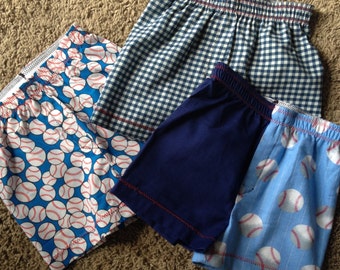 Custom Boys Boxers Size 5/6 faux fly (3 pack) - Ready to Ship