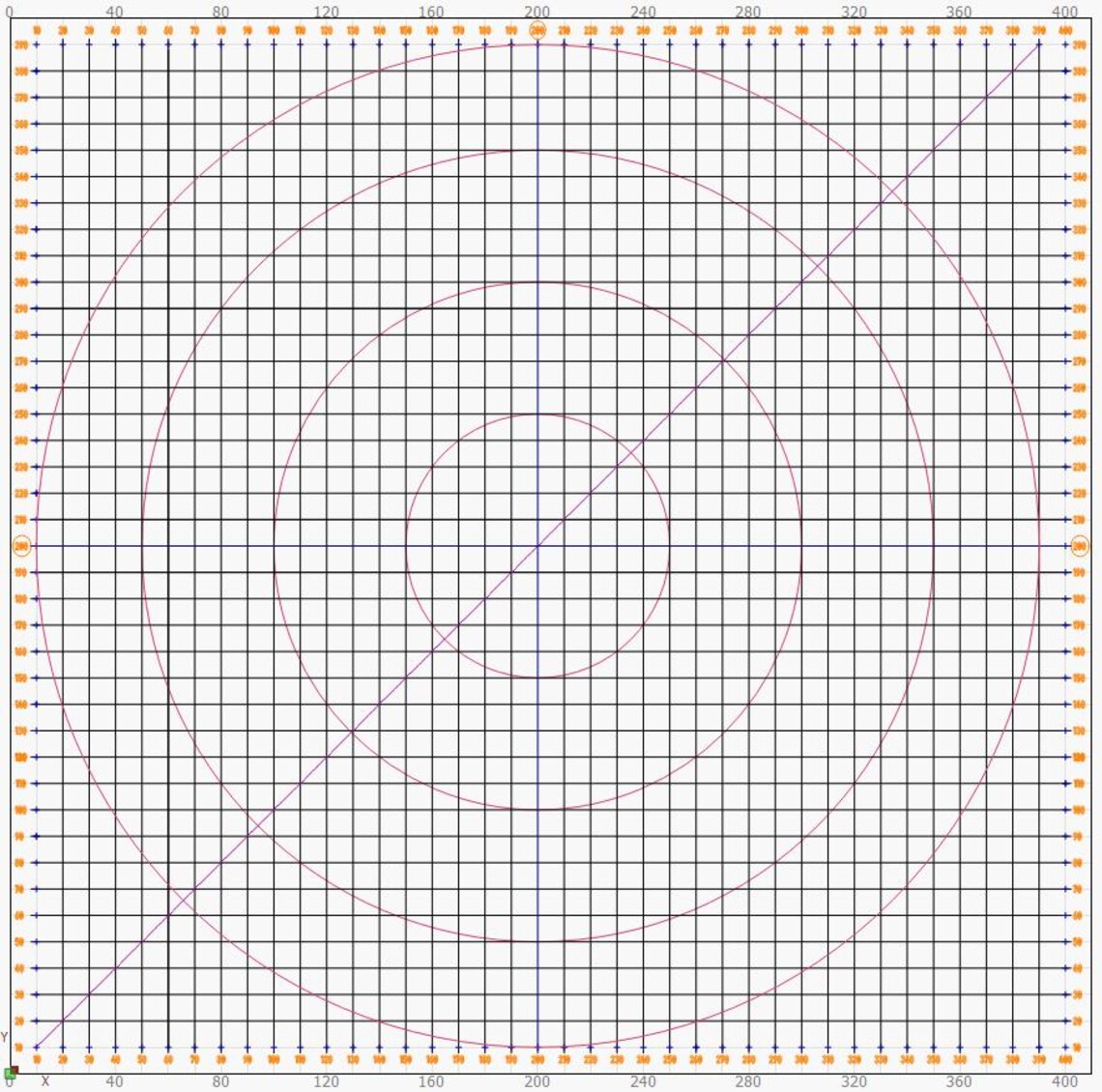 Lightburn File: Precise Positioning Grid for Vevor A7 Laser Engraver ...