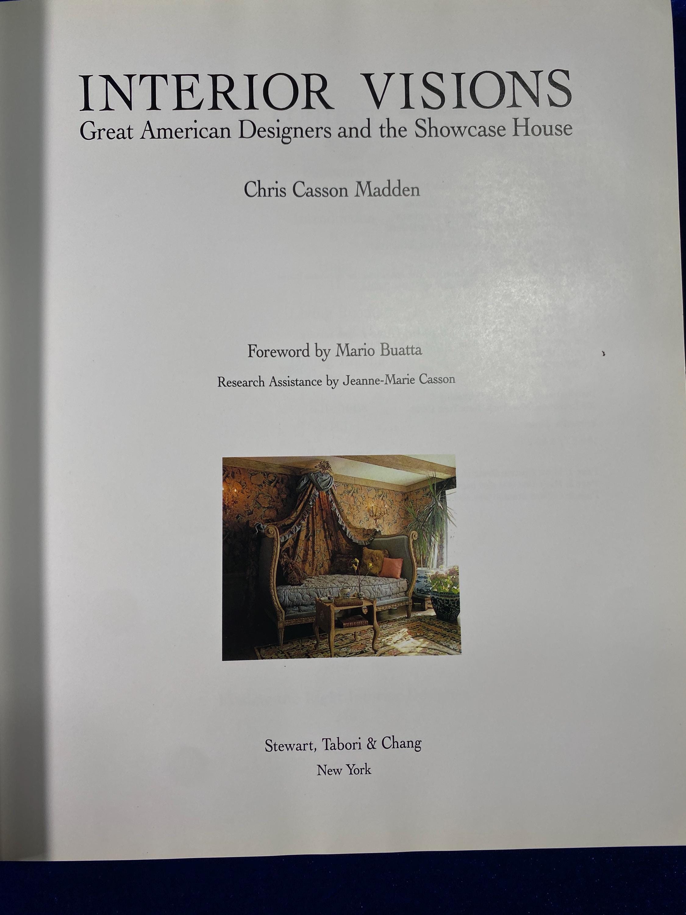 1988 Interior Visions: Great American Designers and the Showcase