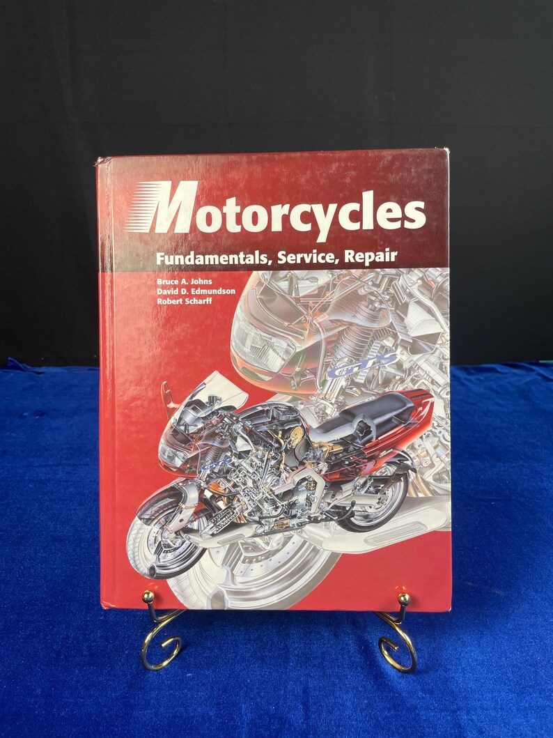 Motorcycles -fundamentals, Service, Repair – Illustrated Hardcover Manual Johns, Edmundson ...