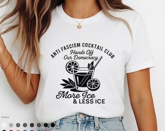 Anti Fascism Bella Canvas Tee: Abolish ICE, FDT, Social Justice