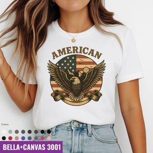 Vintage American Eagle 4th of July Shirt, Patriotic USA Flag Tee for Independence Day, vintage flag, patriotic shirt, freedom tee