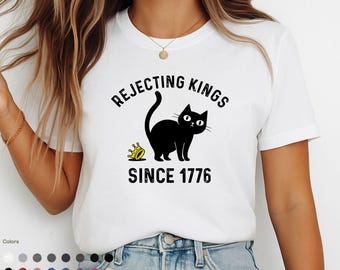Rejecting Kings Cat Meme Shirt, Anti Trump Political Tee