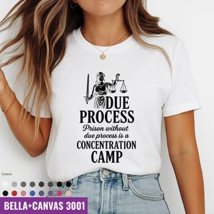 Politische Gerechtigkeit T-Shirt, Unisex T-Shirt, Protest Shirt für die Haftreform, Aktivistin Top, Fair Trade T-Shirt