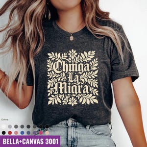 Chinga La Migra Shirt, Mexican Protest Tee, Anti ICE Shirt, Otomi Style Floral Shirt, Latinx Pride Tee