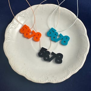 5-6-7-8 Dancer Necklace | Lindy Hop Necklace | Swing Dance Necklace | Dancers Necklace