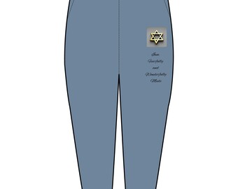 Garment-Dyed Fleece Sweatpants: Christian Spiritual Gift, Unisex Cotton Pants