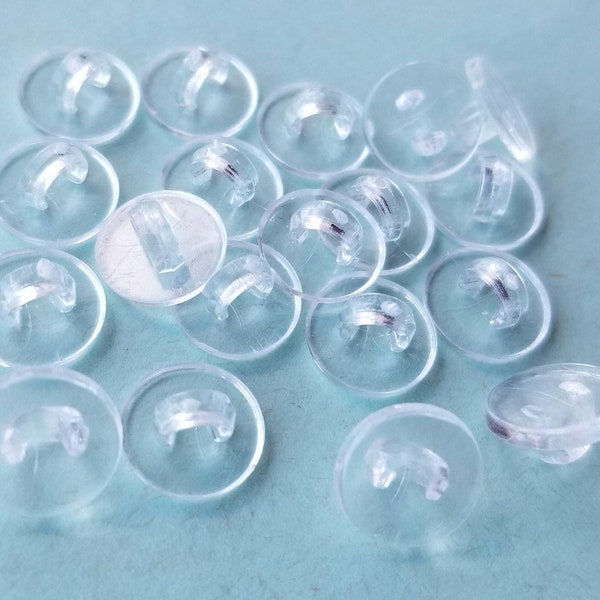 ACRYLIC BUTTON SHANKS Turn Flat Backed Embellishments into Sewing Craft Buttons
