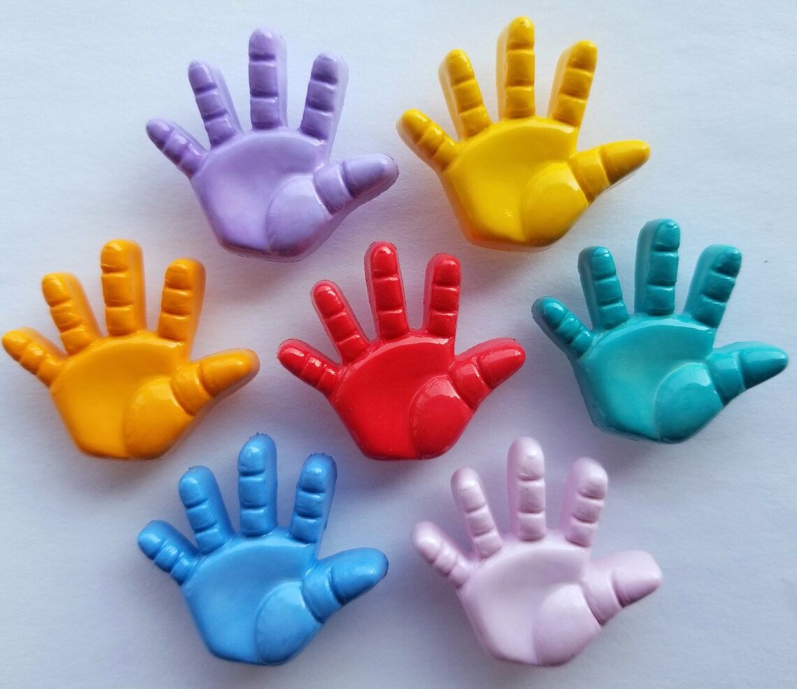 HANDS ON Children School Baby Patty Cake Palm Big Novelty Etsy