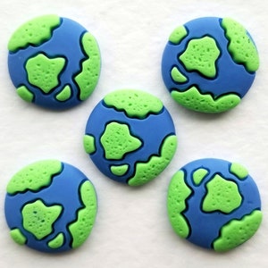 Resin Flat Backs PLANET EARTH Around the World Travel Space Craft Embellishments Card Jewellery Making Crafts