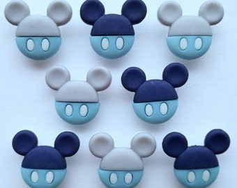 Baby Mickey Disney Buttons Set of 8