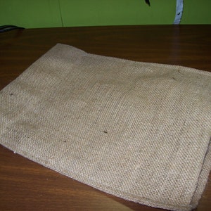 12 WHOLESALE handmade Blank Garden Flags Burlap image 3