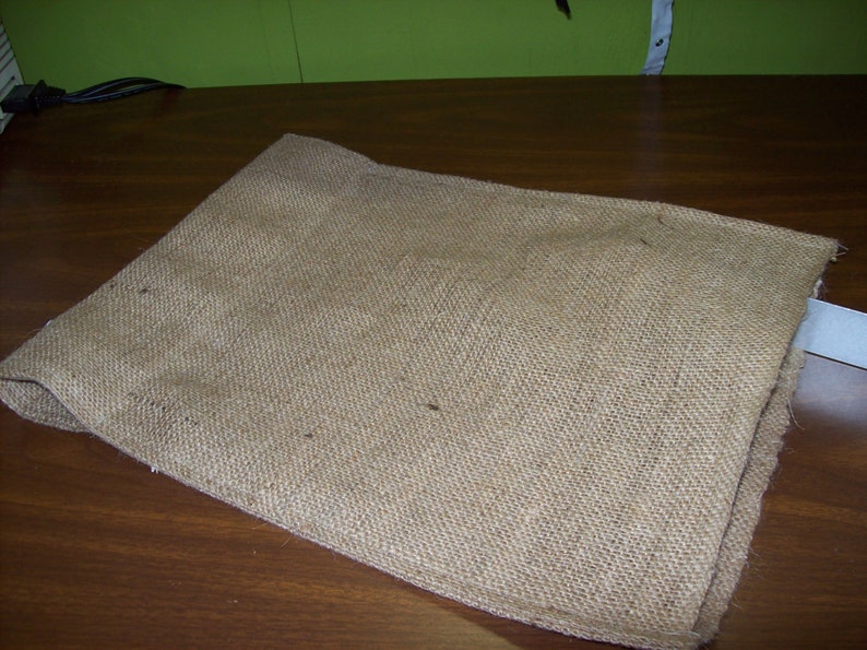 12 WHOLESALE handmade Blank Garden Flags Burlap image 3