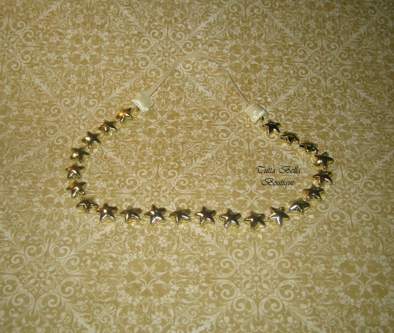 Baby Halo Headband Gold Star Headband Adult Headband Toddler Headband Gold Metallic Star Boho Headband Newborn Headband Gold Star Halo