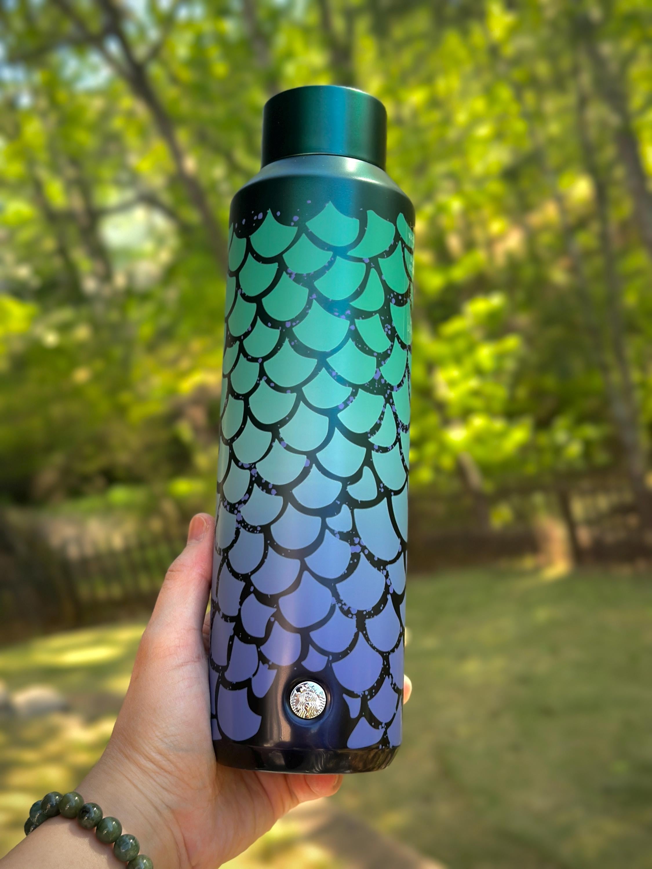 Starbucks マーメイドスケール 水筒 Mermaid Scale Starbucks Cup - Etsy