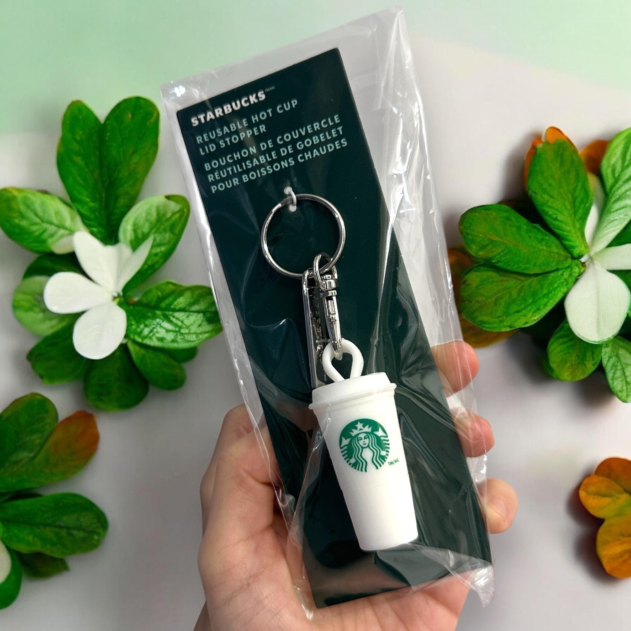 LIMITED STOCK - Starbucks Hot Cup Lid Stopper Keychain – Mini
