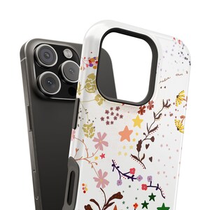 Floral Impact Case for iPhone, Protective Phone Cover, Stylish Floral Design, Unique Gift for Her, Spring Vibes, Trendy Tech Accessory