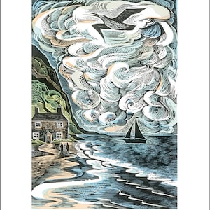 The Wild Silence par Angela Harding Carte de voeux vierge