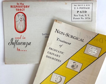Vintage Medical Pamphlets - 1900s - 1940s