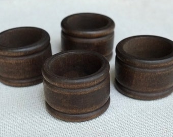 Wooden Napkin Holders Set of 4