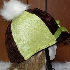 Safety Helmet English/Hunt Covers for Equine(horse) or Biker&#39;s Velor Fabric/Hunt Show Cover/ Event Cover/ English Helmet Cover