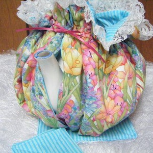 Teapot Cozy Bright Pinks, Greens, Blue, Shades, ETC.  Print Size 4-5 Cup Tea Pot