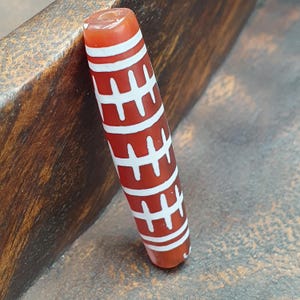 Vintage Tibetan Himalyan Etched Carnelian Agate Bead