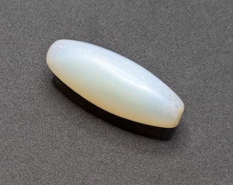 Vintage African Yemeni White Agate Bead