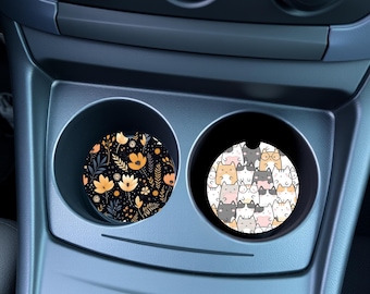 Posavasos para coche: accesorios de espuma vibrantes para sujetar vasos