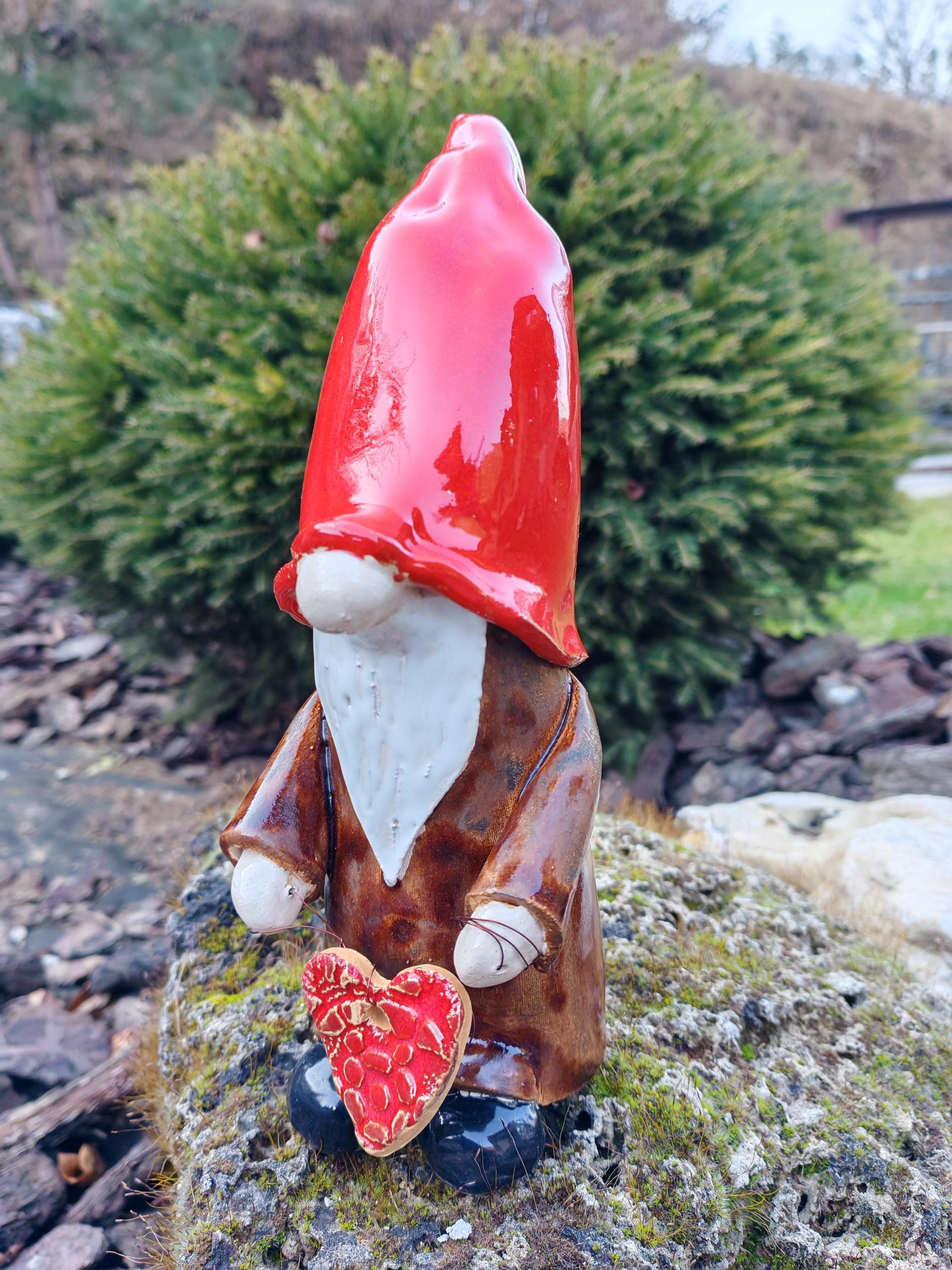 1 Pezzo Gnomo Da Giardino In Resina Per Esterno, Ornamento Statua Decorazione Artigianale | SHEIN ALIA