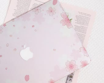Cherry Blossom MacBook Case, Custom Protective Hard Laptop Case