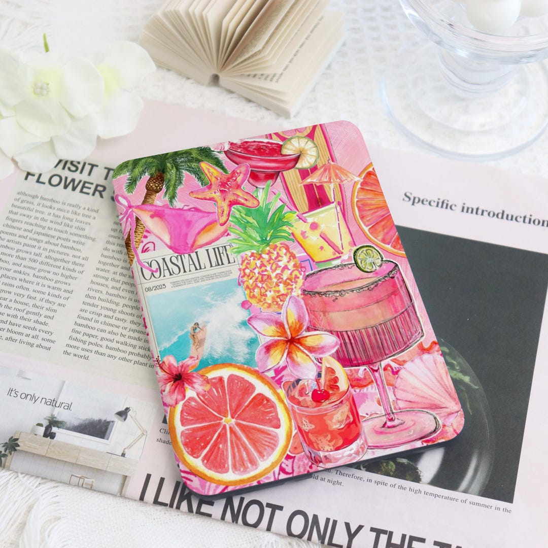 Summer Fruit Party Kindle Custom Case With Hand Strap for Paperwhite 1 ...