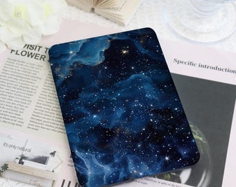 Galaxies Blue Sky Kindle & Kobo Case with Hand Strap, E-Reader Cover for 2024 New Kindle Paperwhite 12th Kindle Kobo Clara Case Bookish Gift