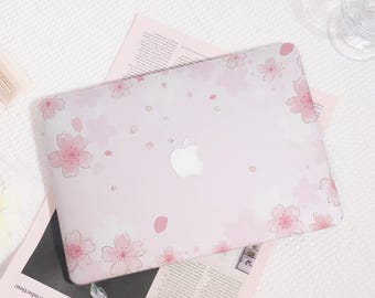 Pink Kitty Cartoon MacBook Case MacBook Air Pro Case Protective