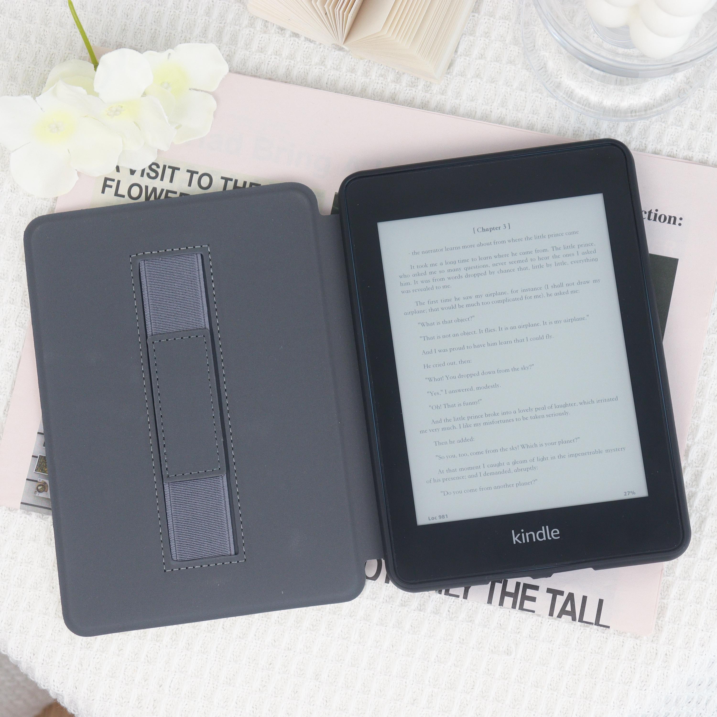 Cute Illustrations Kindle Case With Hand Strap Custom For Paperwhite 1/2/3/4,Kindle 2022,Kindle case,Colorsoft Cover,kindle 10th 11th Gen