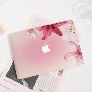 Coque MacBook Jolies fleurs, coque de protection rigide personnalisée pour ordinateur portable pour Macbook Air 13/11/15, coque Macbook Pro 13/14/15/16, housse pour ordinateur portable