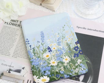 Herbal Wildflower Kindle Case – Niestandardowa okładka do Paperwhite 1/2/3/4, 2022/2024, Automatyczne uśpienie/wybudzenie, Uroczy prezent Kindle Paperwhite dla niej
