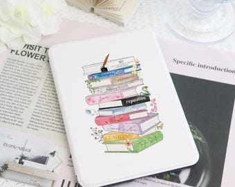 Read Books Kindle Case Custom For Paperwhite 1/2/3/4 With Auto Wake/Sleep, Kindle 2022 2024, Kindle Paperwhite Cover, Gift for Her