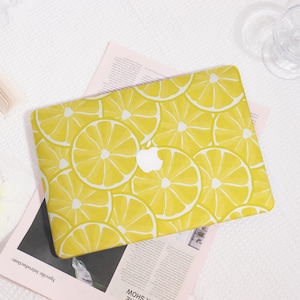 Coque MacBook mignon motif citron, coque de protection rigide personnalisée pour ordinateur portable pour Macbook Air 13/11/15 Macbook Pro 13/14/15/16, housse pour ordinateur portable