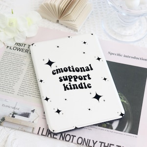 Emotional Support Kindle Custom Case mit Handschlaufe für Paperwhite 1/2/4, Kindle 2022, Kindle 10