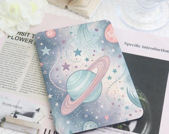 Etui Fantasy Space Kindle na Paperwhite 1/2/3/4 z automatycznym wybudzaniem/uśpieniem, Kindle 2022 2024, etui Kindle Paperwhite, prezent dla niej