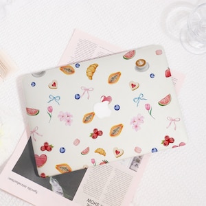 Coque pour MacBook Motifs riches en fruits, coque de protection rigide personnalisée pour ordinateur portable pour Macbook Air 13/11/15 Macbook Pro 13/14/15/16, housse pour ordinateur portable