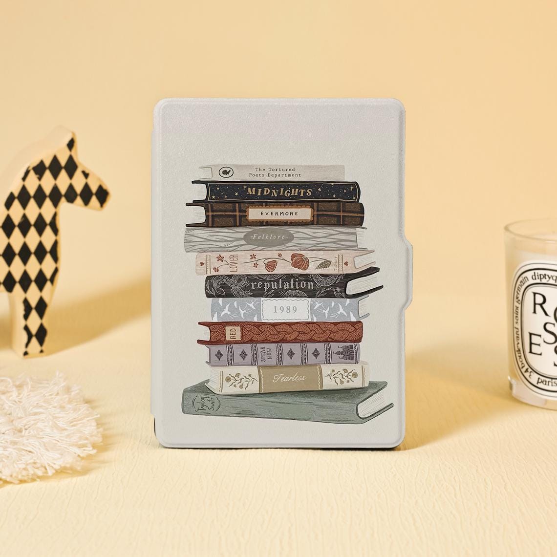 Eras Books Ladder Painting Kindle Case For Kindle 11 Paperwhite 1/2/3/4 Kindle 2019/2022 Kindle Paperwhite 6.8&quot; 6&quot; 10th 11th Generation
