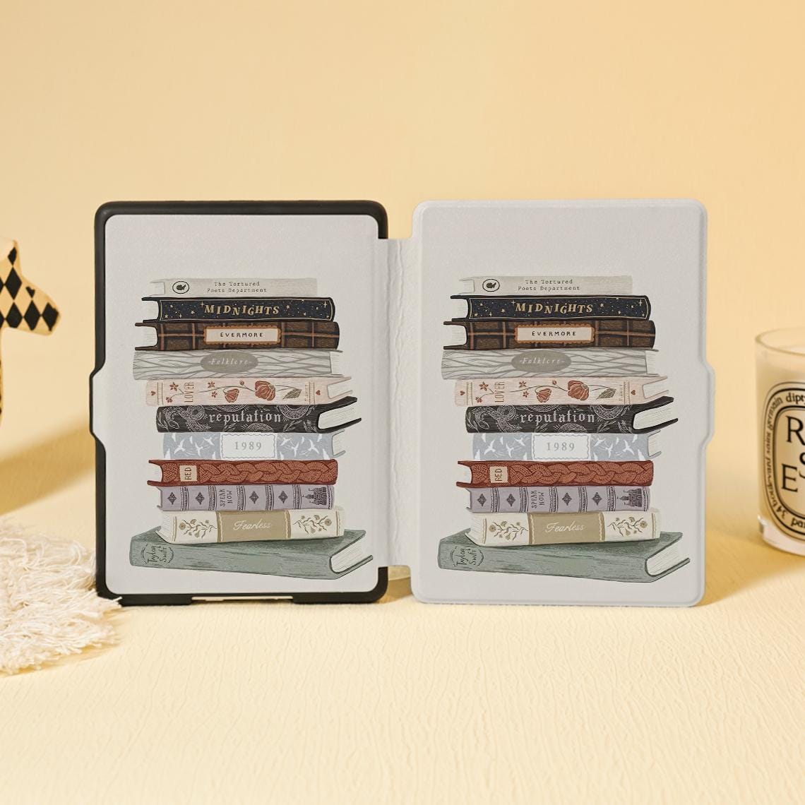 Eras Books Ladder Painting Kindle Case For Kindle 11 Paperwhite 1/2/3/4 Kindle 2019/2022 Kindle Paperwhite 6.8&quot; 6&quot; 10th 11th Generation