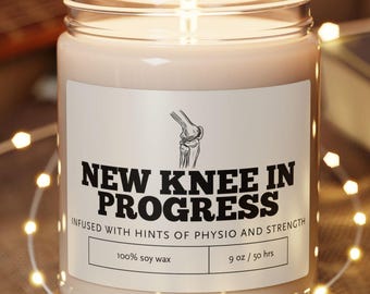 Knee Replacement Candle Nontoxic Knee Operation ACL Surgery Gift Orthopedics  Surgery Gift Box  Basket Get Well Gift Friend Mom Dad