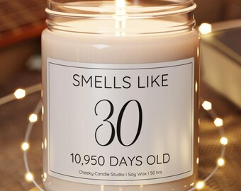30th Birthday Candle Flirty Thirty Funny Candle Besties Son Daughter Gift Birthday Ideas Candle Gift Present Friend 30 A Tiny Bit Older